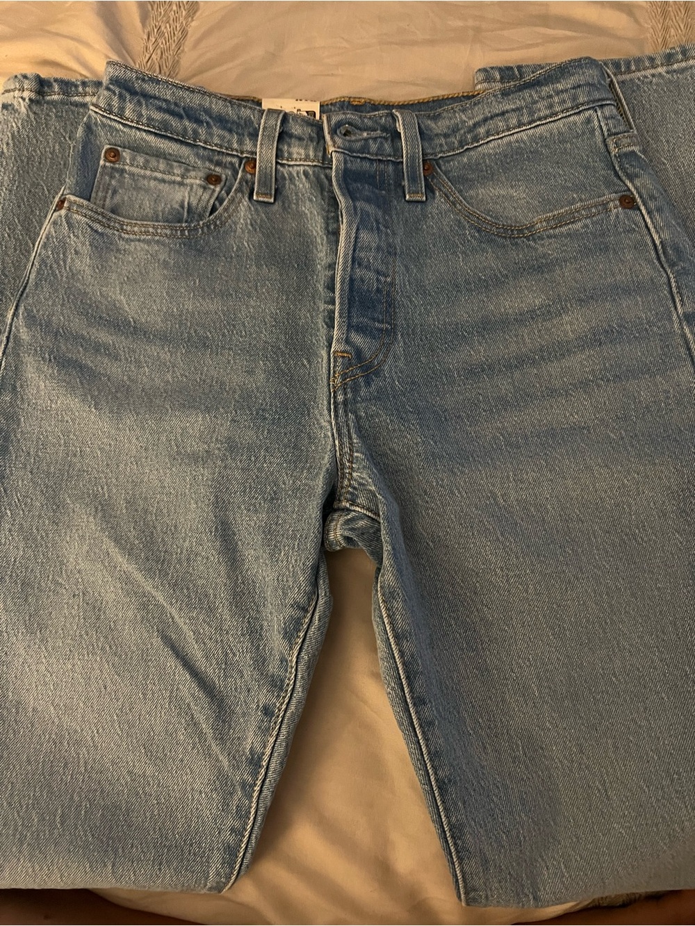 Levi's Light Blue High-Rise Straight Leg Women’s Jeans